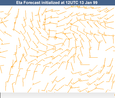 10m Winds (kts) overlay