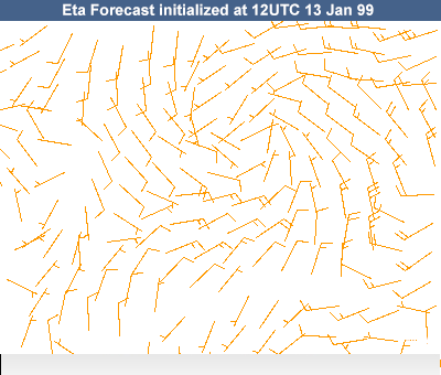 10m Winds (kts) overlay
