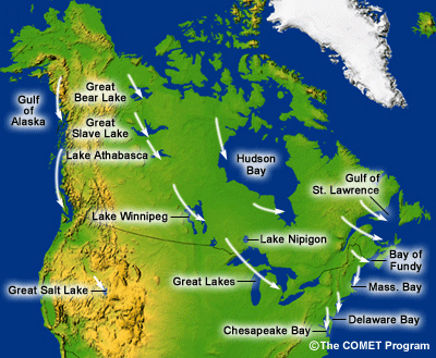 Polar air movement