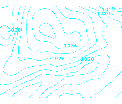MSLP (hPa) overlay