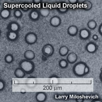 Image of supercooled liquid droplets 