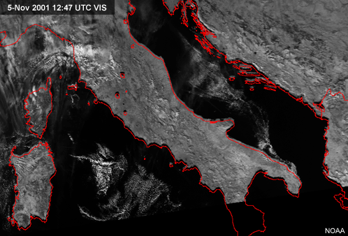 zoom of visible image over Italy.