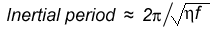 two pi over square root of eta f