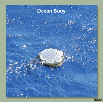 Photograph of an ocean bouy