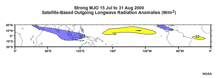 40 Days of Satellite-Based Outgoing Longwave Radiation Anomalies 10 Nov 2009 to 19 Dec 2009 ISCCP (International Cloud Climatology Project) image of global mean annual cloud top pressure for the period from July 1983 to December 2009.