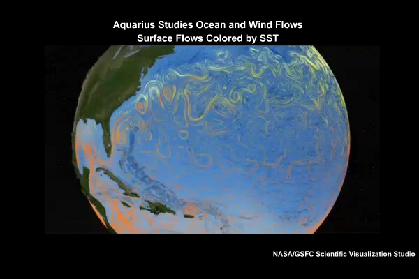 Animation showing a 32-day moving average of SST data spanning from 04 Jul 2002 to 23 Oct 2006