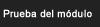 Prueba del mdulo