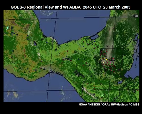 GOES-8 20 March 2003