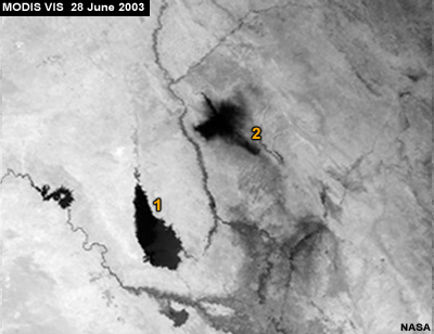 MODIS True Color 28 June 2003