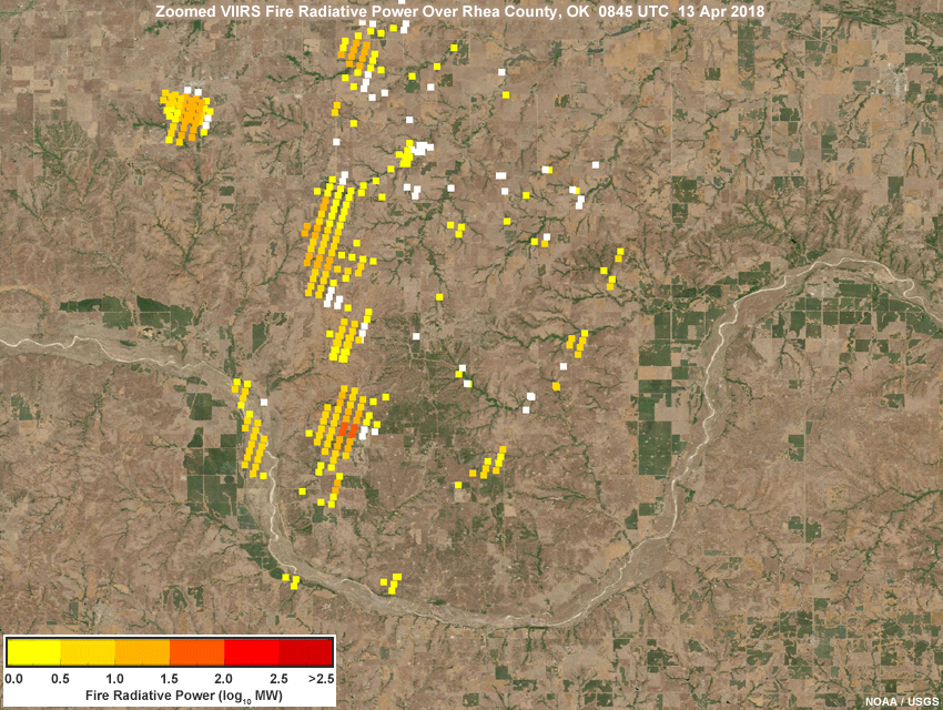 Fire Radiative Power product derived from S-NPP/JPSS VIIRS data