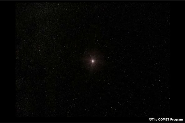 Foto del cielo nocturno.
