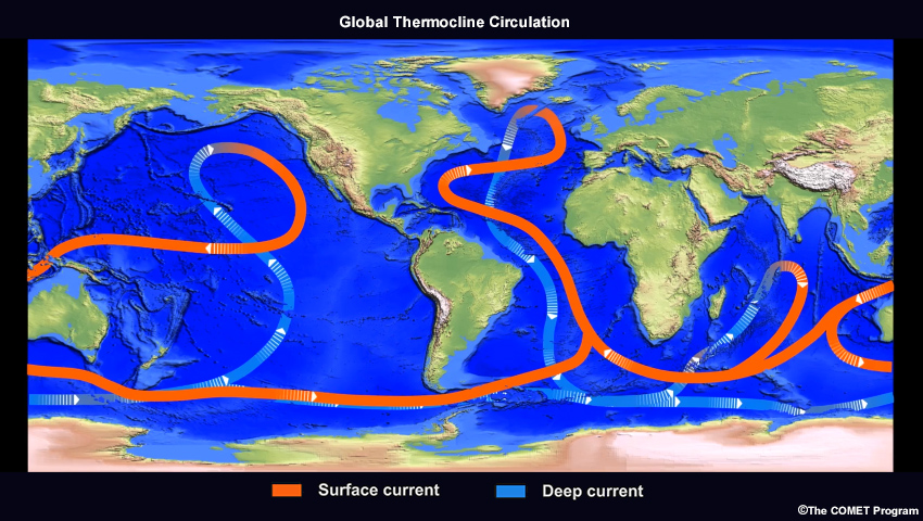 Global meridional overturning circulation