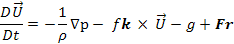 horizontal equation of motion