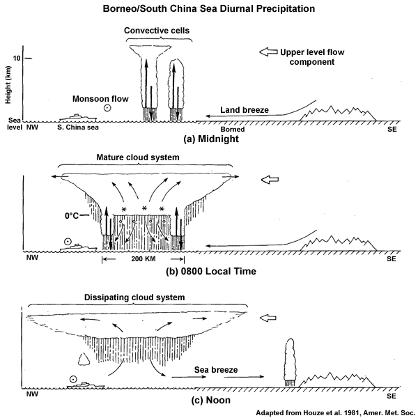 Conceptual diagram of the formation of MCCs offshore Borneo, over the South China Sea