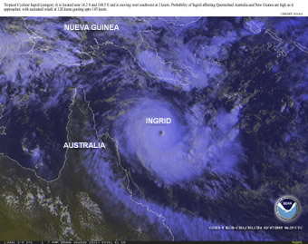 Trayectoria de Ingrid