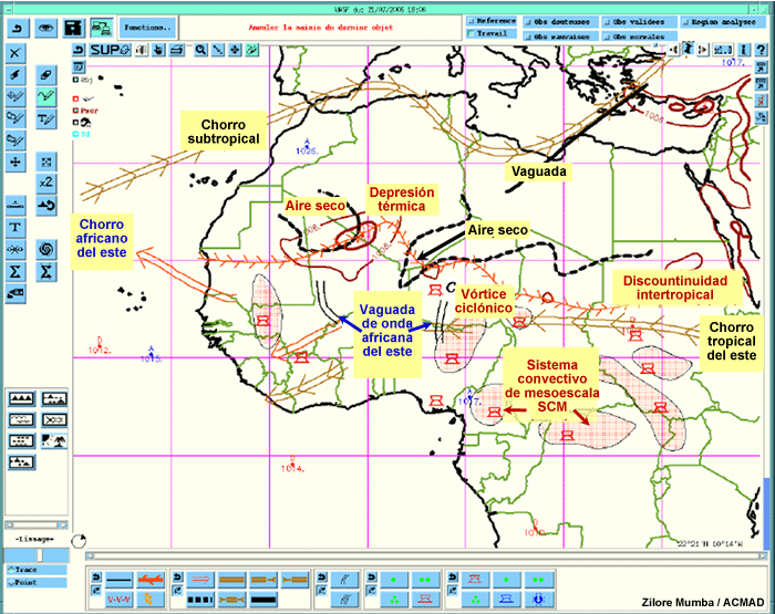 Sistema Synergie desarrollado por MeteoFrance.