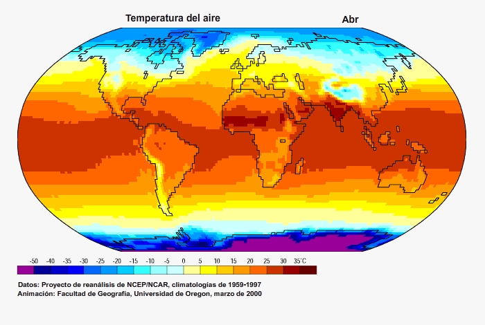 Contraste de temperatura mundial