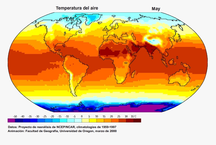 Contraste de temperatura mundial