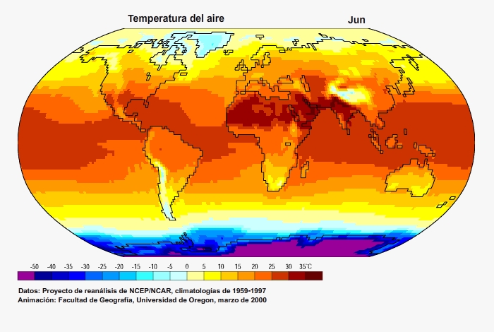Contraste de temperatura mundial
