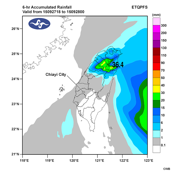 18 UTC Sept. 27 to 00 UTC Sept. 28, 2015.