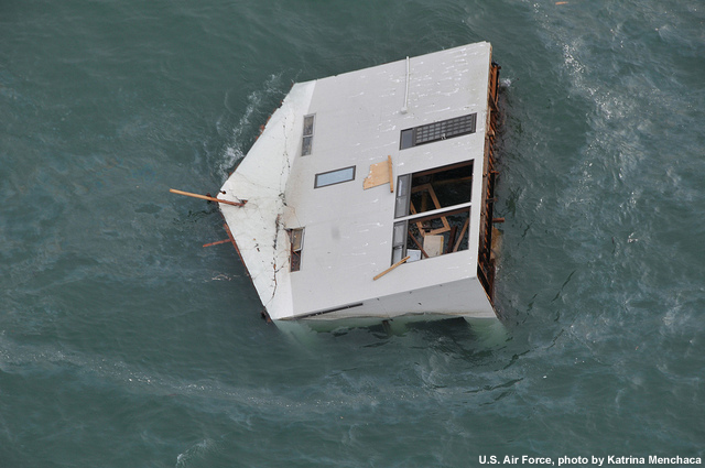 photo of tsunami damage following March 11 2011 earthquake and tsunami in Japan