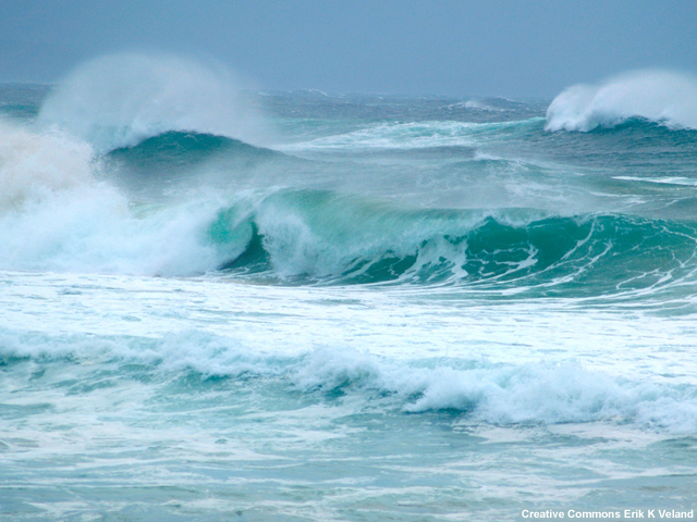 Breaking waves