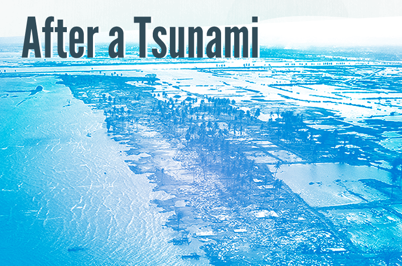 After a Tsunami splash image