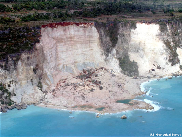 Coastal Landslide Caused by the 2010 Haiti Earthquake